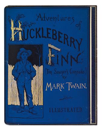 TWAIN, MARK. Adventures of Huckleberry Finn.